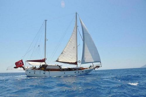 Classic boat rental in Bodrum, Turkey