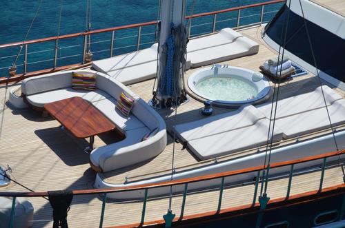 Classic boat rental in Bodrum, Turkey