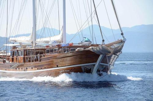 Classic boat for rent in Marmaris