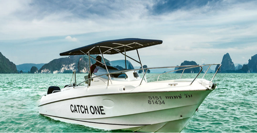Charter a classy center console in Phuket