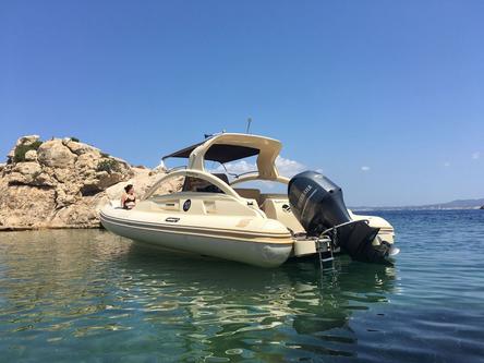 Have fun in sun  in Ibiza, Spain aboard Solemar Zeus 26