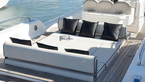Rigid inflatable boat rental in Marina Ibiza, Spain