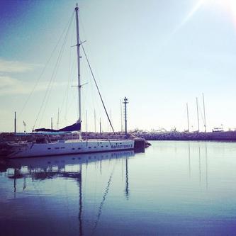 Set sail aboard this elegant cruising catamaran in Paphos, Cyprus