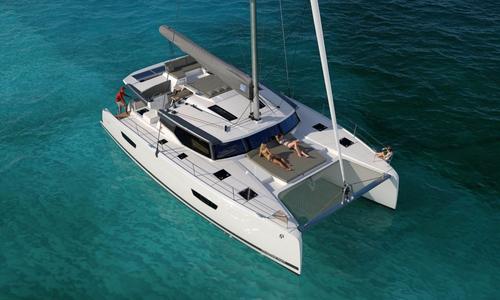 Catamaran boat for rent in Le Marine