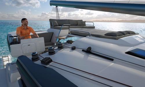 Catamaran boat for rent in Le Marin