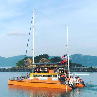 Catamaran boat for rent in Langkawi