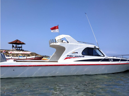 Experience Nusa Dua on board this elegant motor boat