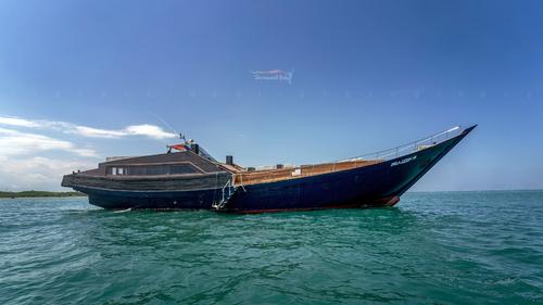 Hop aboard this amazing motor boat charter in Indonesia