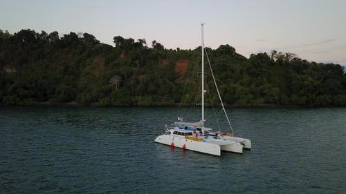 Hop aboard this amazing Trimaran in Madagascar!
