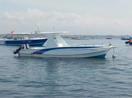Enjoy luxury and comfort on this Bali motor boat rental