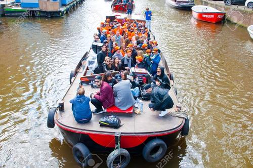 Charter this amazing electric boat in Amsterdam