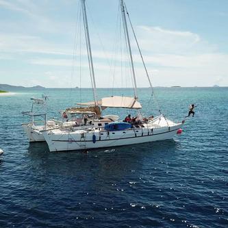 Catamaran boat for rent in Denarau Island