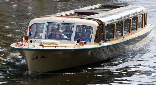Have fun in the sun on this Amsterdam electric boat charter