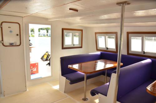 This 56.0' Custom cand take up to 36 passengers around Trou D'Eau Douce