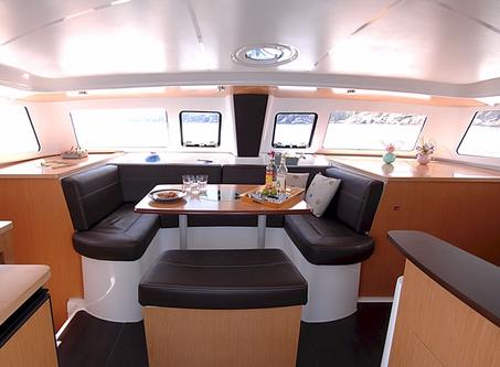 Up to 6 persons can enjoy a ride on this Catamaran boat