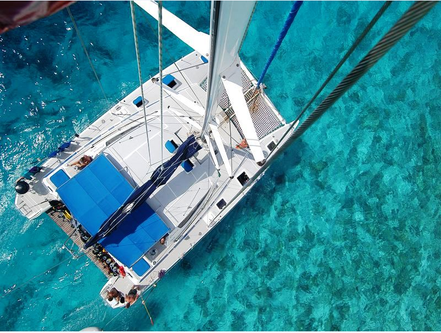 Catamaran boat for rent in Zanzibar