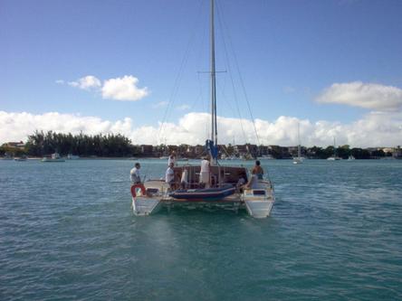 This 111.0' Custom cand take up to 20 passengers around Riviere Du Rempart