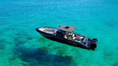 Performance boat rental in Compass Point marina, U.S. Virgin Islands
