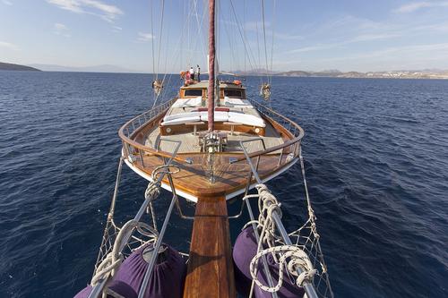 Gulet boat rental in Bodrum Marina, Turkey