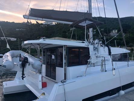 Up to 8 persons can enjoy a ride on this Catamaran boat