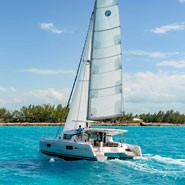 This 42.0' Lagoon cand take up to 12 passengers around Scrub Island
