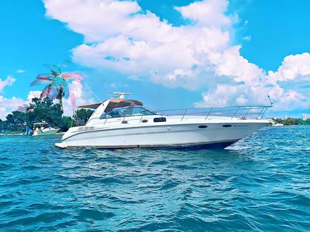 Enjoy a luxury experience with friends and families in our Sea Ray 45"