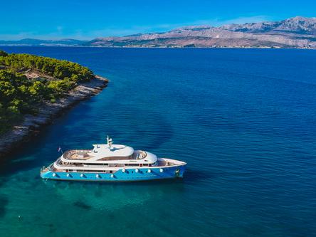 Up to 38 persons can enjoy a ride on this Motor yacht boat