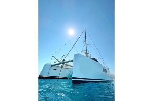 Boating is fun with a Lagoon in San Blas