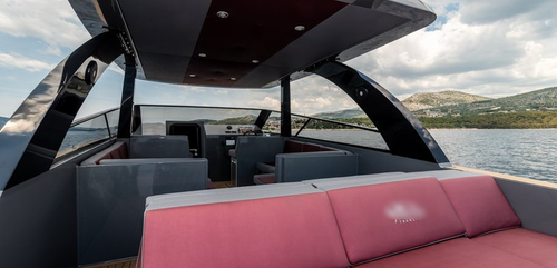 Up to 12 persons can enjoy a ride on this Motor yacht boat