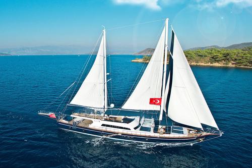 Ketch boat rental in Fethiye, Turkey