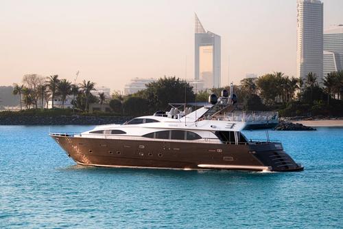 Mega yacht boat rental in Dubai Harbour, United Arab Emirates