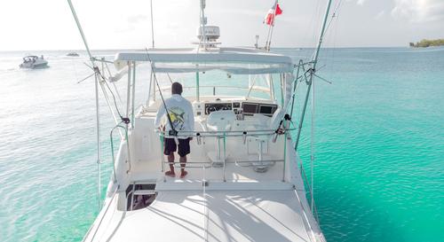 Riviera 43 Private Yacht Rental in Bayahibe to Saona or Catalina