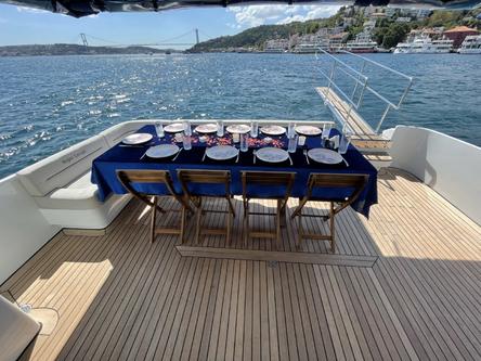Flybridge boat for rent in Bodrum