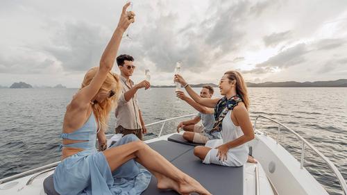 Motor boat boat rental in Royal Phuket Marina, Thailand
