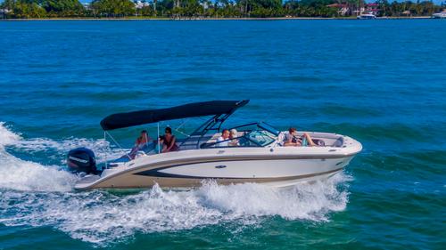 Boating is fun with a Runabout in Miami beach
