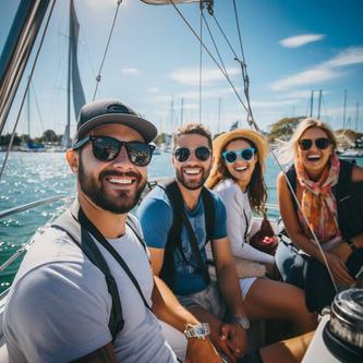 This 27.0' Catalina 270 cand take up to 6 passengers around Marina Del Rey