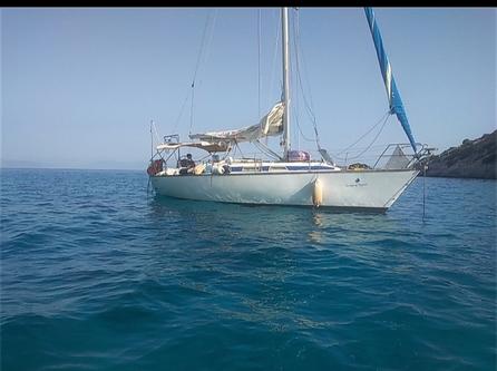 Sailing boat with skipper