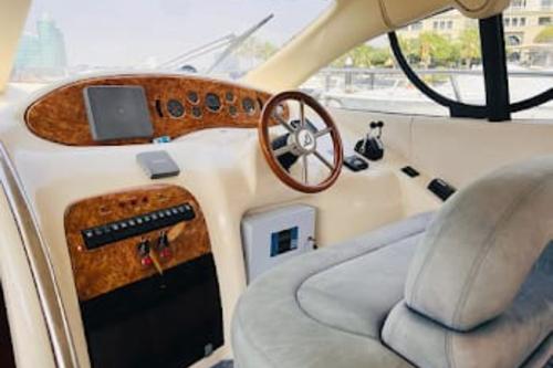 Up to 14 persons can enjoy a ride on this Classic boat