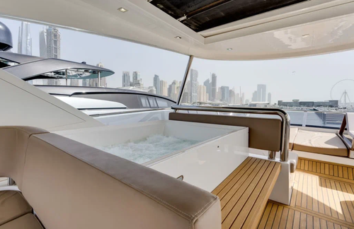 Enjoy your time with us on our big and elegant boat in DUBAI!!