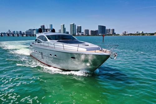 Unleash a luxury "James Bond" like experience in the waters of Miami on our handcrafted Italian super-yacht!