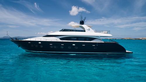 Motor yacht boat for rent in Ibiza