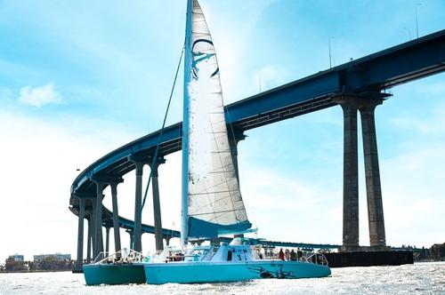 You won't spill your drink on the highest rated Catamaran in San Diego!