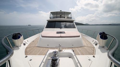 Discover Phuket surroundings on this Activa 5800 Pilothouse Activa Yachts boat