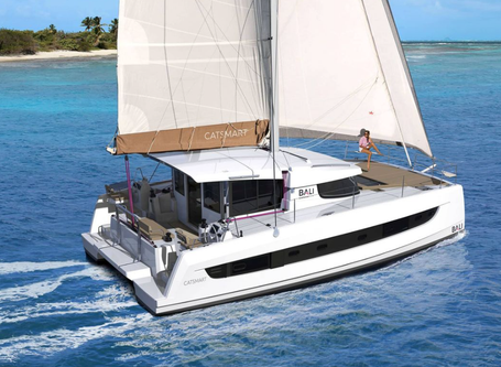 Up to 10 persons can enjoy a ride on this Catamaran boat
