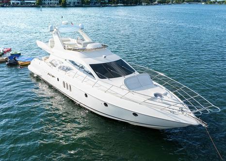 70' Azimut Mega Yacht - Jet Ski, Captain, Crew & Water Toys Included
