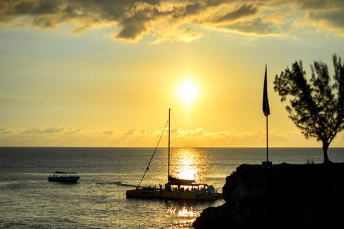 Catamaran boat rental in Ocho Rios, Jamaica