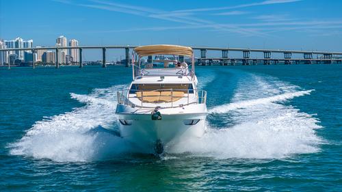 The Azimut 53 is a 16.9-meter luxury motor yacht that embodies Italian elegance