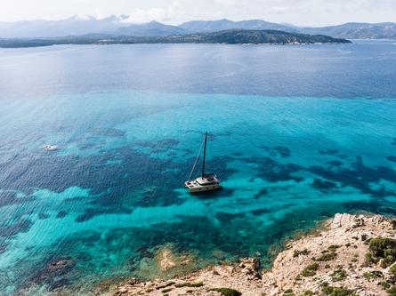 Catamaran boat rental in club de mar Palma, Spain