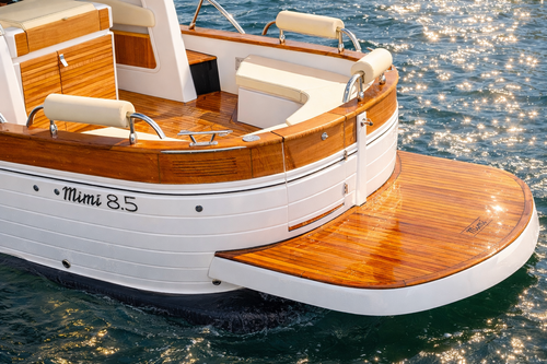 Classic boat rental in Sorrento marina piccola, Italy