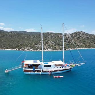 Explore the Hidden Coves of Kekova with a 16-Person, 8-Cabin Gulet [kekova-g03]